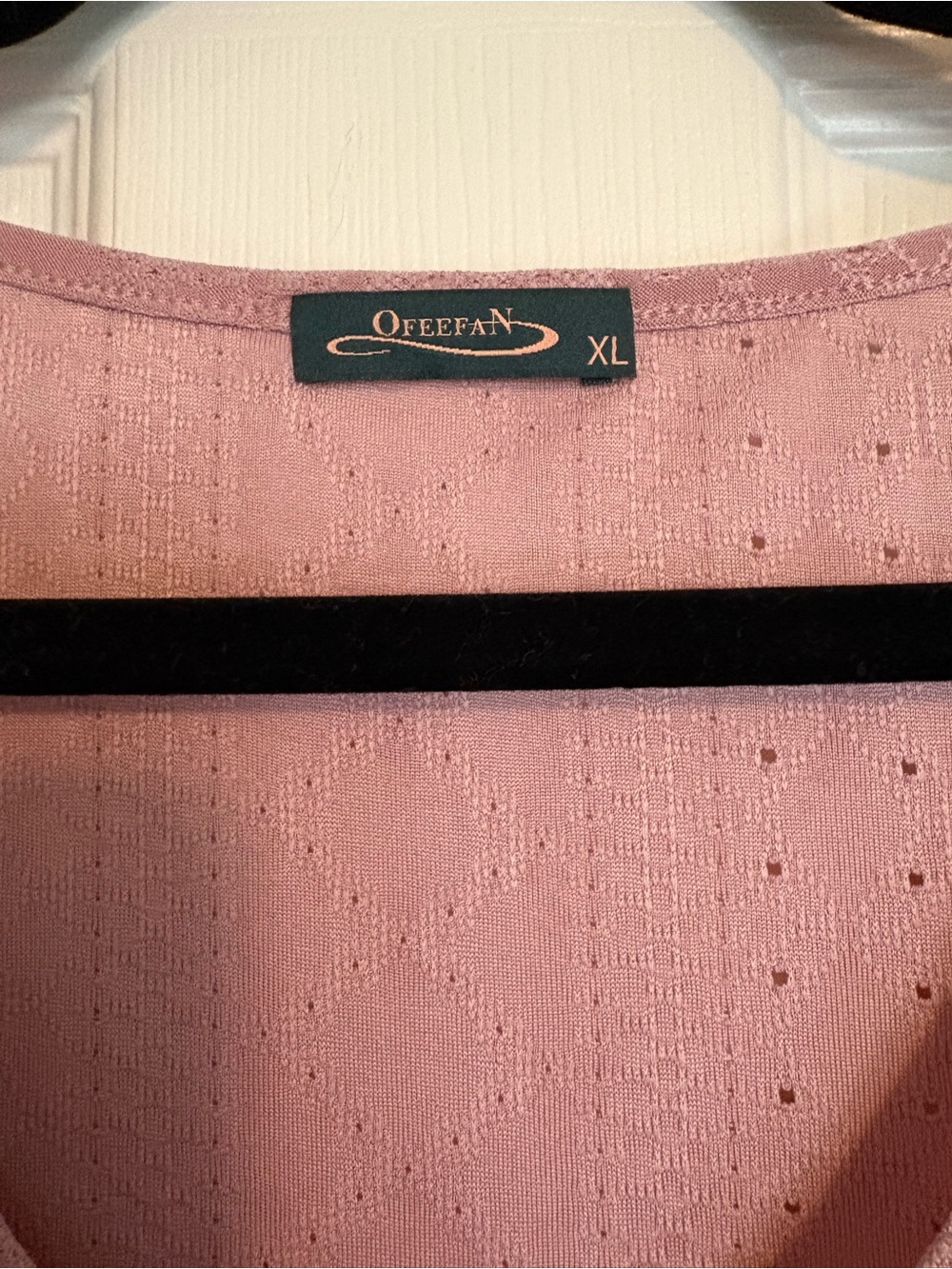 Pink Eyelet Cold-Shoulder Tank Top - Picture 2 of 3